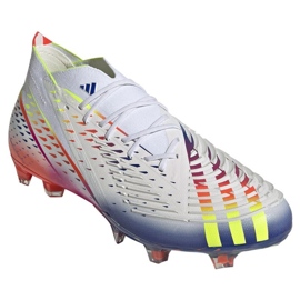 Adidas Predator Edge.1 Fg M GW1028 zapatos de fútbol blanco blanco 3