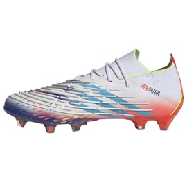 Adidas Predator Edge.1 L Fg M GW1022 zapatos de fútbol blanco, mezcla de colores blanco 1 Adidas Predator Edge.1 L Fg M GW1022 zapatos de fútbol blanco, mezcla de colores blanco 1