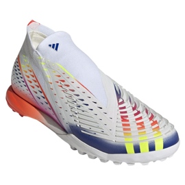 Adidas Predator Edge.1 Tf M GZ6101 zapatos de fútbol multicolor blanco 3