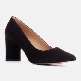 Marco Shoes Zapatos de gamuza negro 3