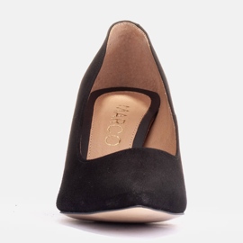 Marco Shoes Zapatos de gamuza negro 2