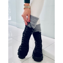 BM Botas de trabajo con cordones Conor Black negro 3