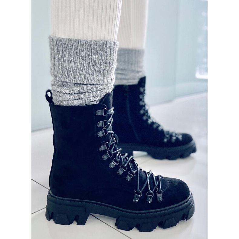 BM Botas de trabajo con cordones Conor Black negro 2