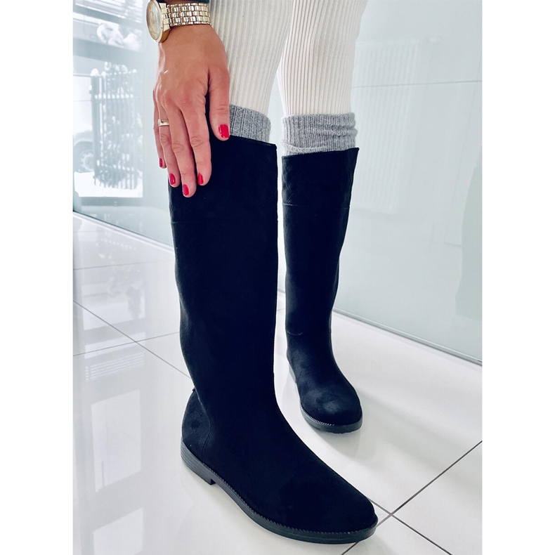 Botas lluvia mujer negras negro 1