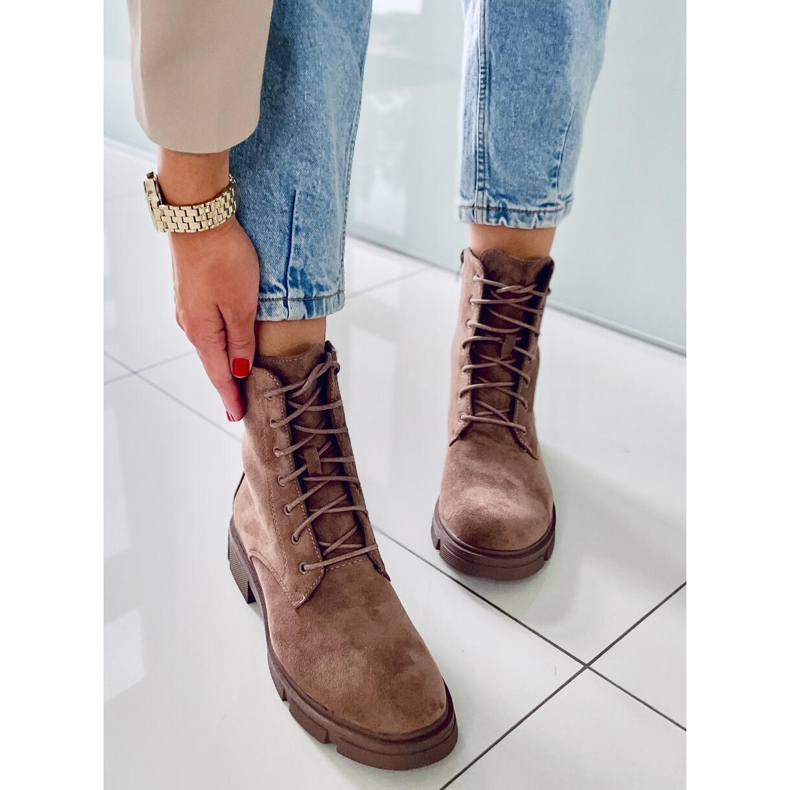 BM Trabajadores con cordones Turner Khaki marrón 2