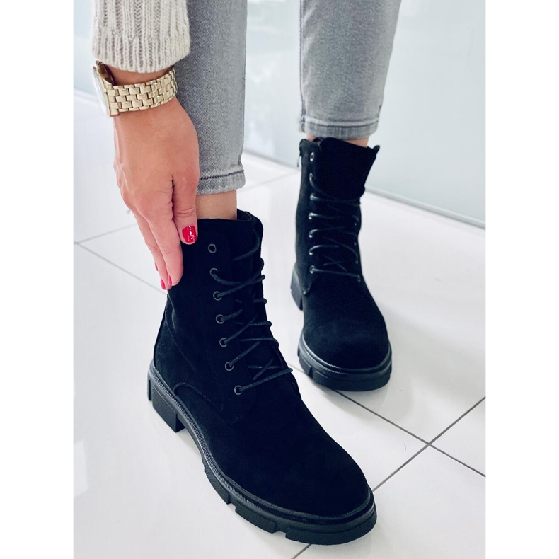 BM Trabajadores con cordones Turner Black negro 2