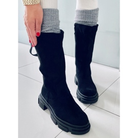 BM Botas planas Mujer Slade Negro 2 BM Botas planas Mujer Slade Negro 2