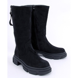 BM Botas planas Mujer Slade Negro 5