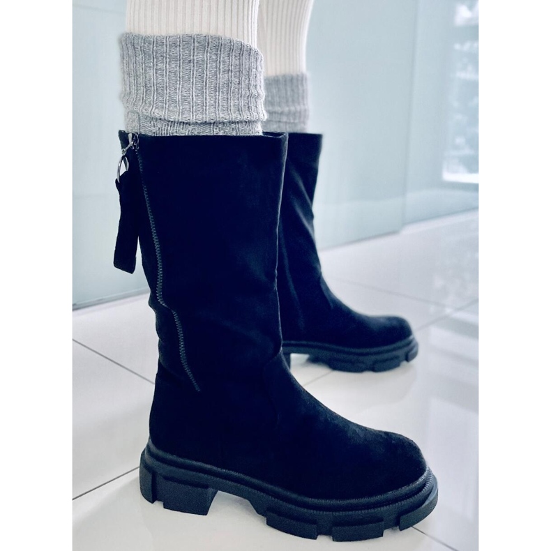 BM Botas planas Mujer Slade Negro 1 BM Botas planas Mujer Slade Negro 1