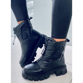 PA1 Botas de nieve mujer Wells Black negro 3
