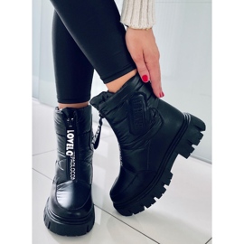 PA1 Botas de nieve mujer Wells Black negro 4
