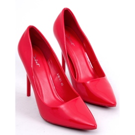 PA1 Rutina Zapatos de salón de mujer lacados en Rojo 2