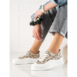 Seastar Zapatillas de deporte de diseño de moda beige negro 1 Seastar Zapatillas de deporte de diseño de moda beige negro 1