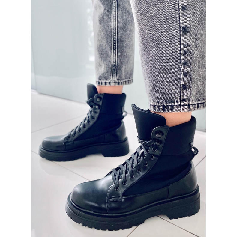 PA1 Botas militares con bolsa Baku Black negro 2
