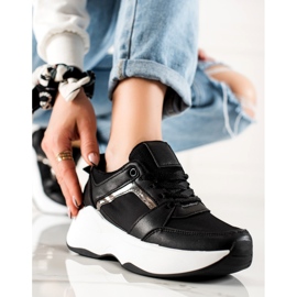 Diamantique Zapatillas Negras negro 3