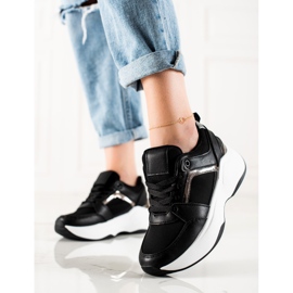 Diamantique Zapatillas Negras negro 1