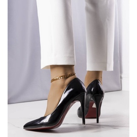 PA1 Zayd tacones lacados en negro 2