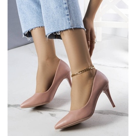 PA1 Tacones rosa mate Raphael beige 1