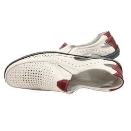 Olivier Mocasines hombre piel blanca 901 zapatos de verano blanco 11
