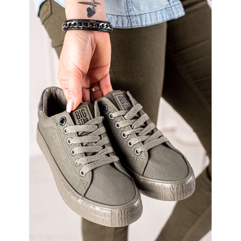 Zapatillas de mujer Big Star JJ274078 verde 1