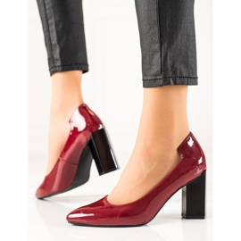 TRENDI Bombas elegantes rojo 1
