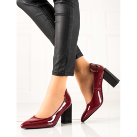 TRENDI Bombas elegantes rojo 2