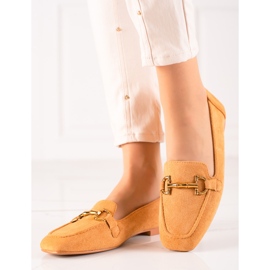 Lovit Mocasines de ante con estilo marrón 1