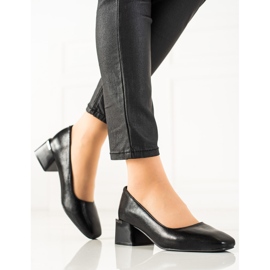 Bombas con estilo tacones altos La.Fi negro 2