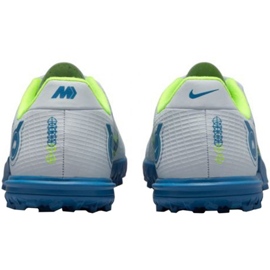Nike Mercurial Vapor 14 Academy Tf Jr DJ2863 054 zapatos de fútbol blanco blanco 5