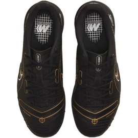 Nike Mercurial Vapor 14 Academy Tf Jr DJ2863 007 zapatos de fútbol negro negro 1