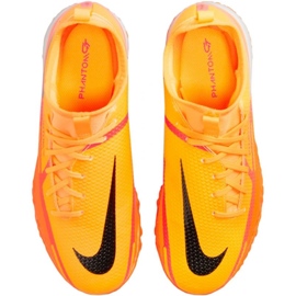 Nike Phantom GT2 Academy Df Tf Jr DC0818 808 zapatos de fútbol naranja naranjas y rojos 1