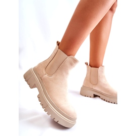 PS1 Botas sin cordones de ante beige Lorea 2 PS1 Botas sin cordones de ante beige Lorea 2