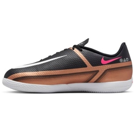 Nike Phantom GT2 Academy Qatar Ic Jr DR6059 810 zapatos de fútbol marrón, negro negro 1