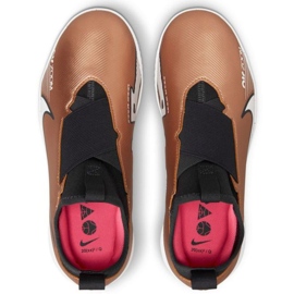 Nike Zoom Mercurial Vapor 15 Academy Qatar Ic Jr DR6049 810 zapatos de fútbol marrón dorado 2