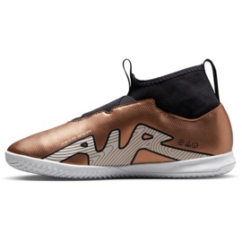 Nike Zoom Mercurial Vapor 15 Academy Qatar Ic Jr DR6050 810 zapatos de fútbol marrón blanco 1