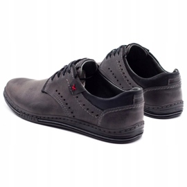 Polbut Zapatos casuales grises para hombre 402 5