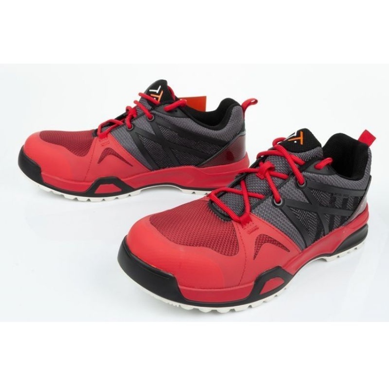 Zapatos de seguridad laboral Regatta Tt Mortify Trainer Trk129 Rojo negro gris 4
