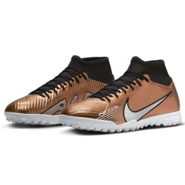 Nike Zoom Mercurial Superfly 9 Academy Qatar Tf M DR5948 810 zapatos de fútbol oro, bronce dorado 3