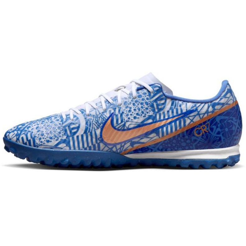 Nike Zoom Mercurial Vapor 15 Academy CR7 Tf M DQ5319 182 zapatos de fútbol azul azul 1 Nike Zoom Mercurial Vapor 15 Academy CR7 Tf M DQ5319 182 zapatos de fútbol azul azul 1