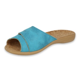 Zapatos de mujer befado pu 265D007 azul 1