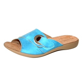 Zapatos de mujer befado pu 265D007 azul 2