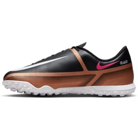 Nike Phantom GT2 Club Qatar Tf Jr DR6064 810 zapatos de fútbol marrón, negro beiges y marrones 1