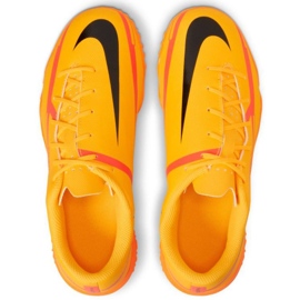 Nike Phantom GT2 Club Tf Jr DC0827 808 zapatos de fútbol naranja naranjas y tintos 2