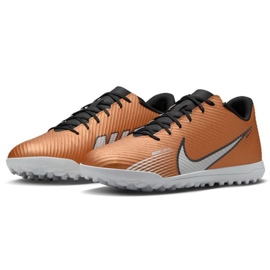 Nike Mercurial Vapor 15 Club Tf M FB3340 810 zapatos de fútbol marrón beiges y marrones 3