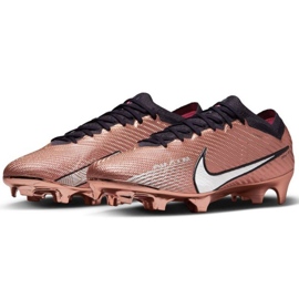 Nike Zoom Mercurial Vapor 15 Elite Qatar Fg M DR5934 810 zapatos de fútbol marrón beiges y marrones 3
