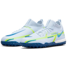Nike Phantom GT2 Academy Dynamic Fit Tf Jr DC0813 054 zapatos de fútbol blanco blanco 3