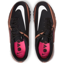 Nike Phantom GT2 Academy Qatar Tf Jr DR6062 810 zapatos de fútbol marrón, negro beiges y marrones 2