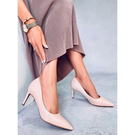 PA1 Tacones clásicos Shannon Beige rosado 4