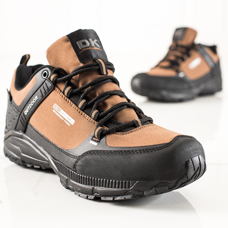 Zapatos de trekking para hombre DK marrón negro 1