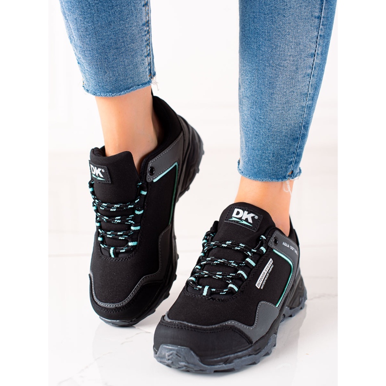 DK Zapatos de trekking negros gris 1